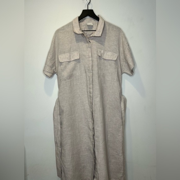 MILOOK Women’s Tina Dress  Size M 100% Linen. - Picture 10 of 17